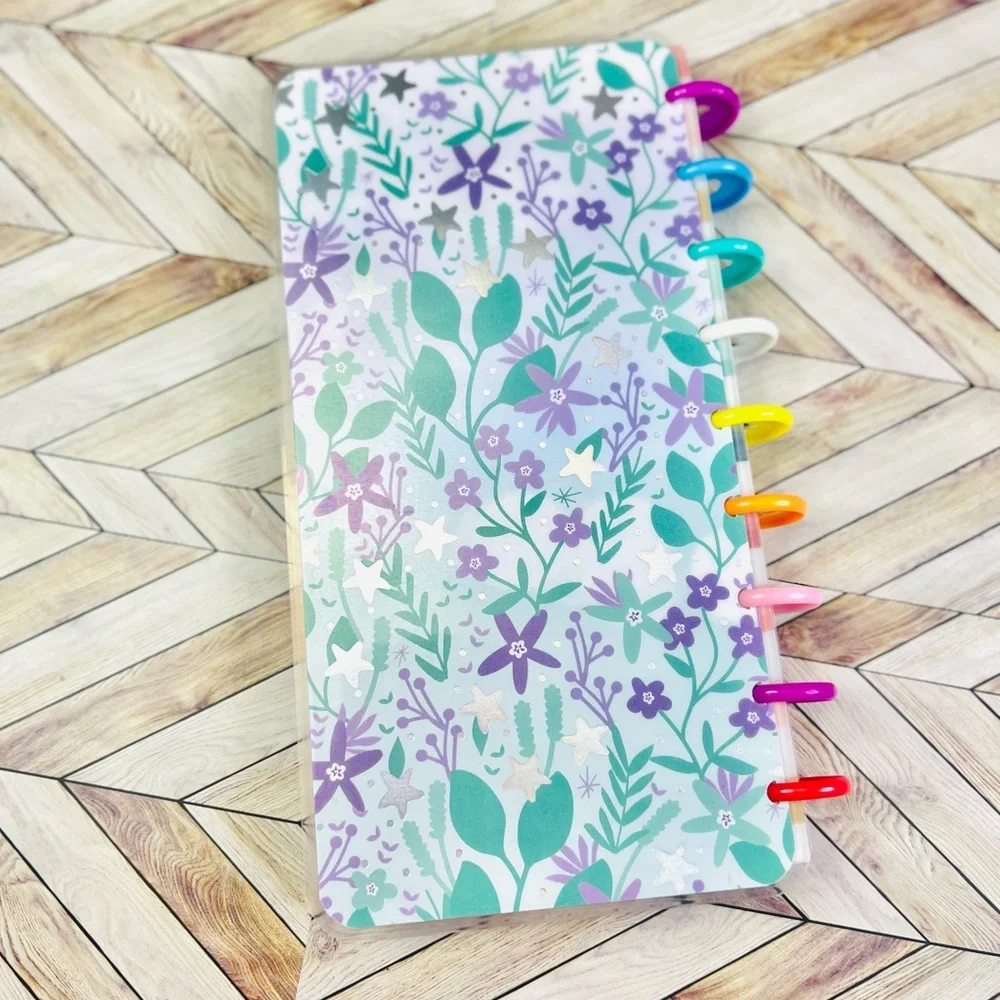 Skinny classic Happy Planner 12 months undated mermaid under the sea